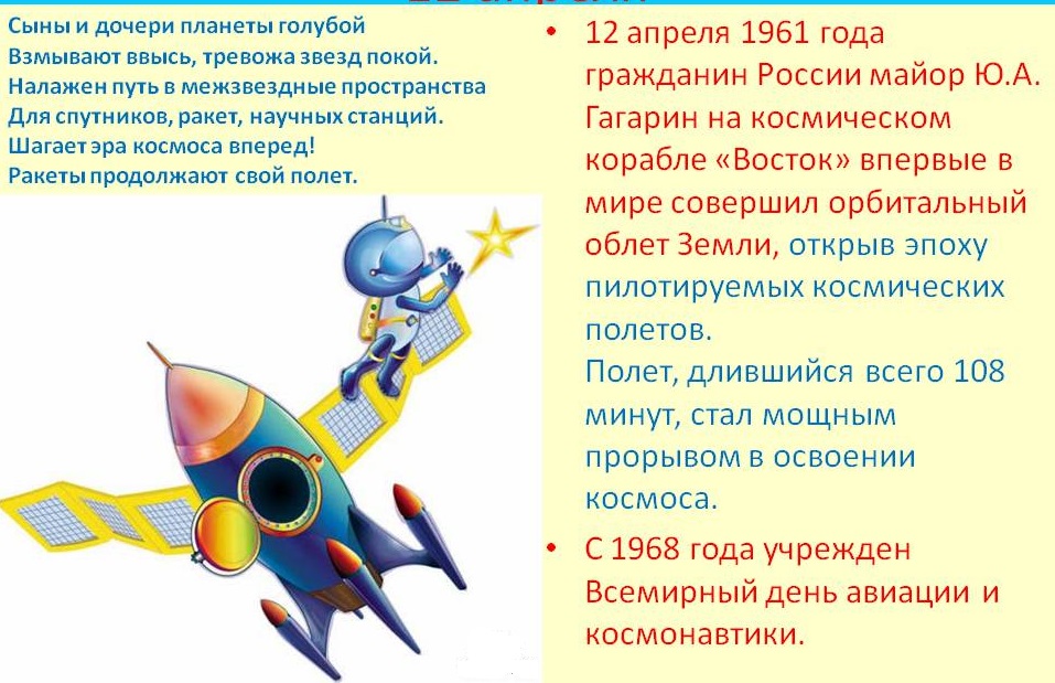 Темы проектов о космосе для начальной школы